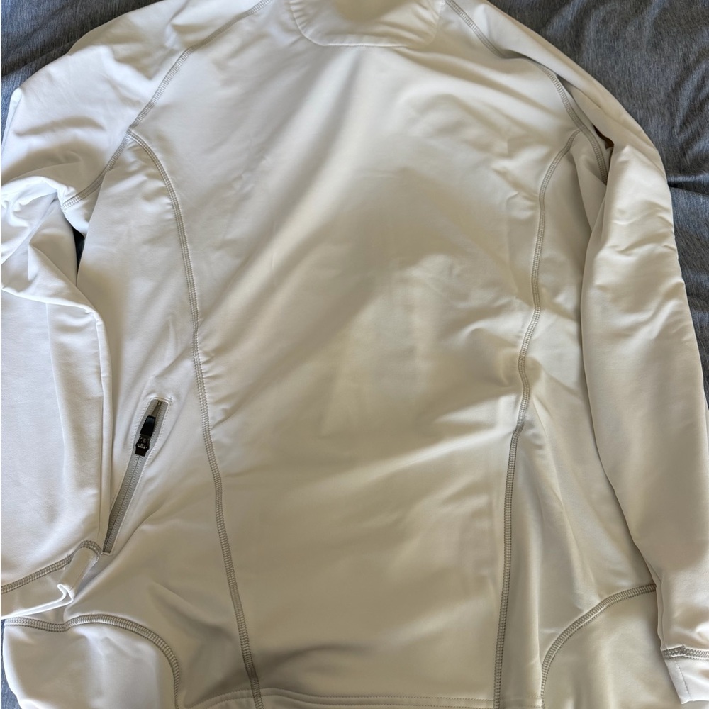 Masters White Zip-Up Jacket - Picture 4 of 5